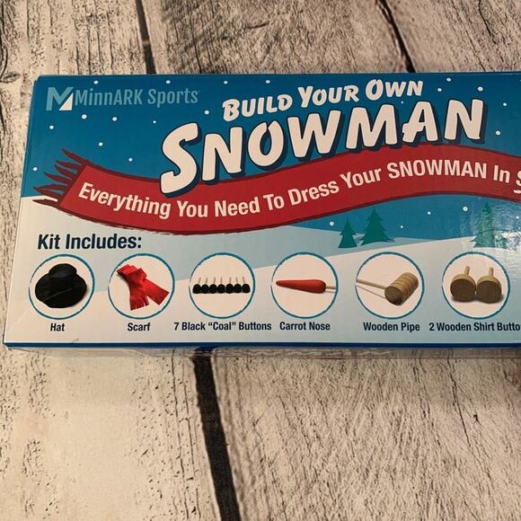 MINNARK SPORTS “Build Your Own Snowman” New In Box Kit - Picture 2 of 6